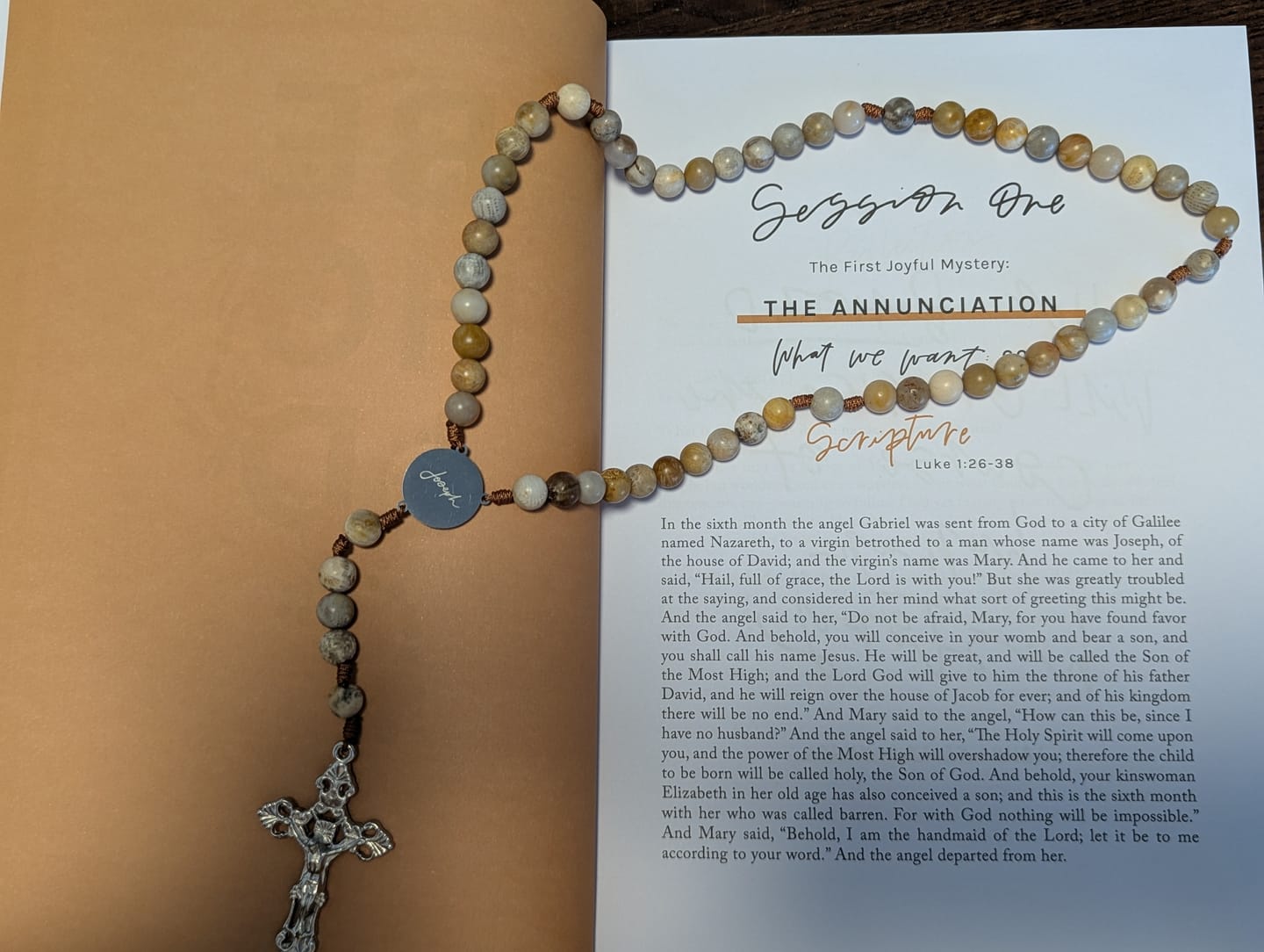 Customer photo review of Mystery Rosary Blessed Conversations