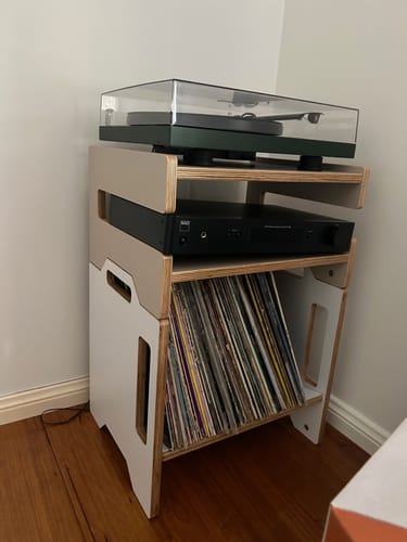Customer photo review of A120 Record Player Stand