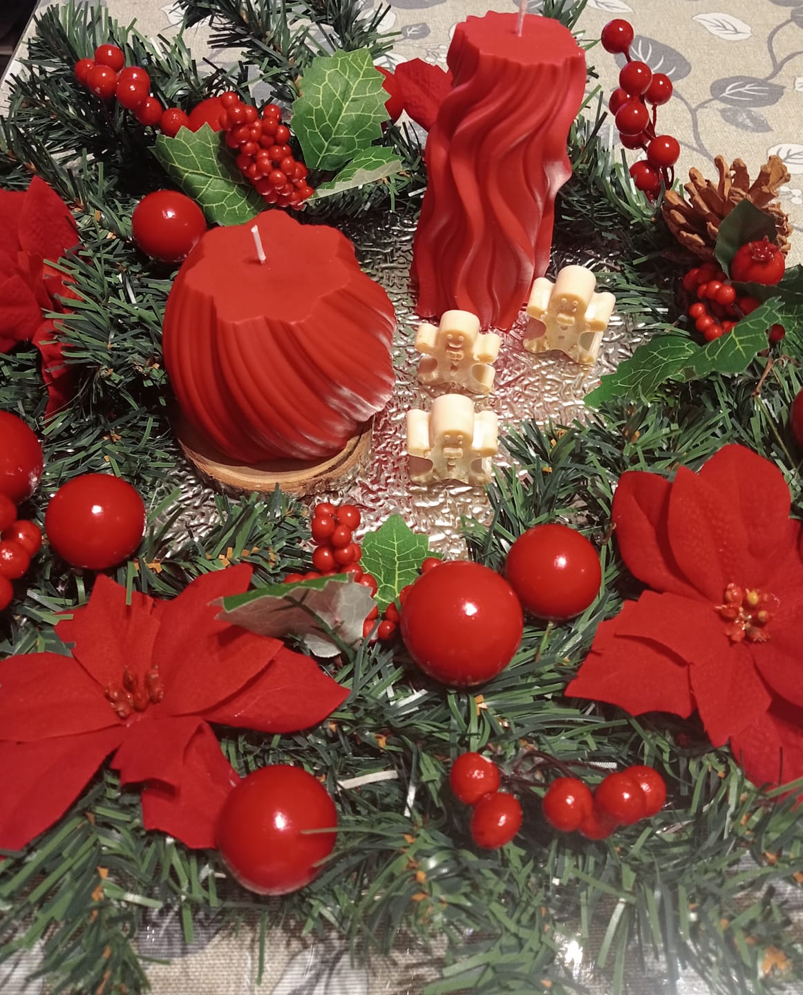 Customer photo review of Colorante líquido para velas ROJO PRIMARIO