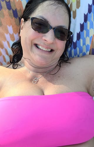 Customer photo review of 'Fearless' Bandeau Bikini Top