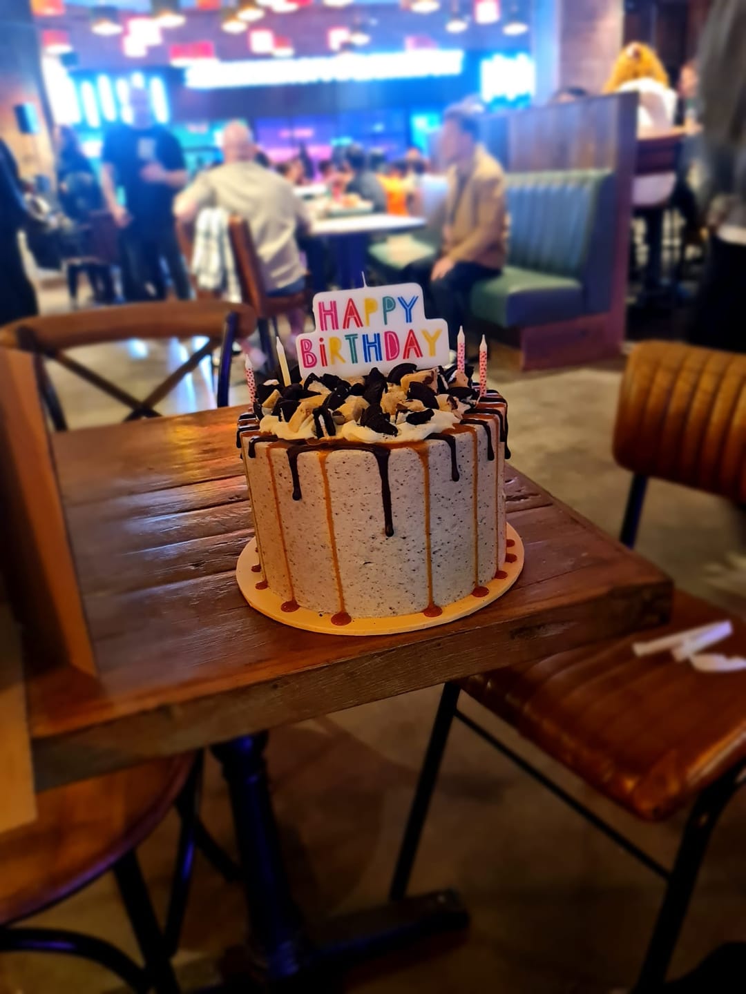 Customer photo review of Red Velvet Volcano Cake