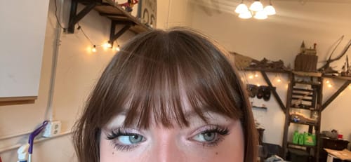 Customer photo review of DIY Self-adhesive Cluster Lash Bundles