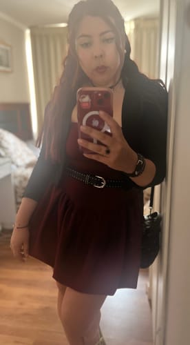 Customer photo review of VESTIDO EMELINE BURDEO