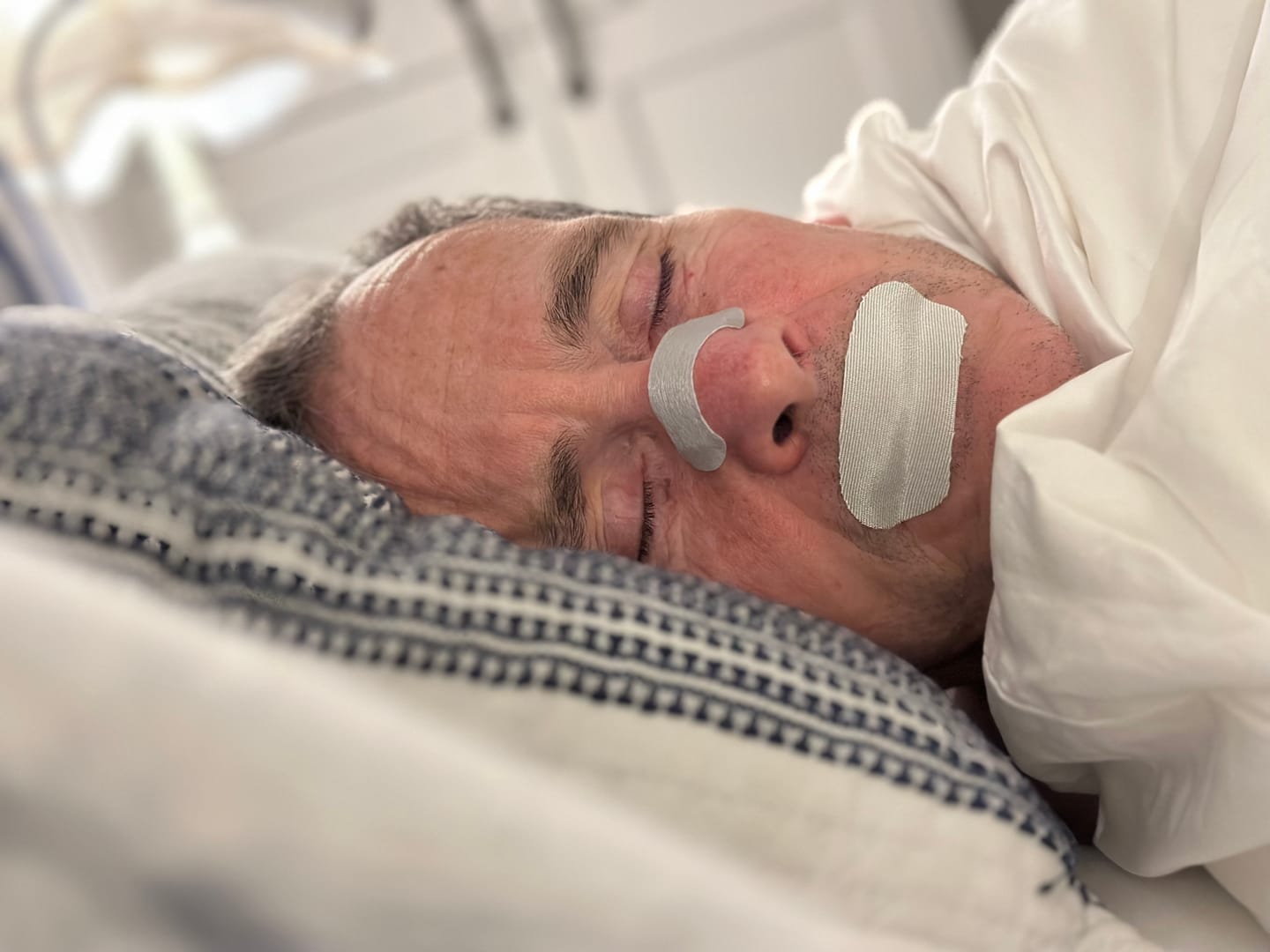 Customer photo review of Respire Sleep Strips