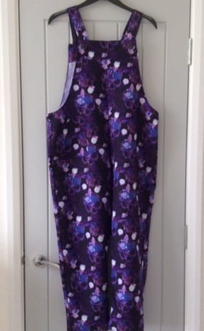 Customer photo review of Digital Skeletons Polyester Suiting Fabric