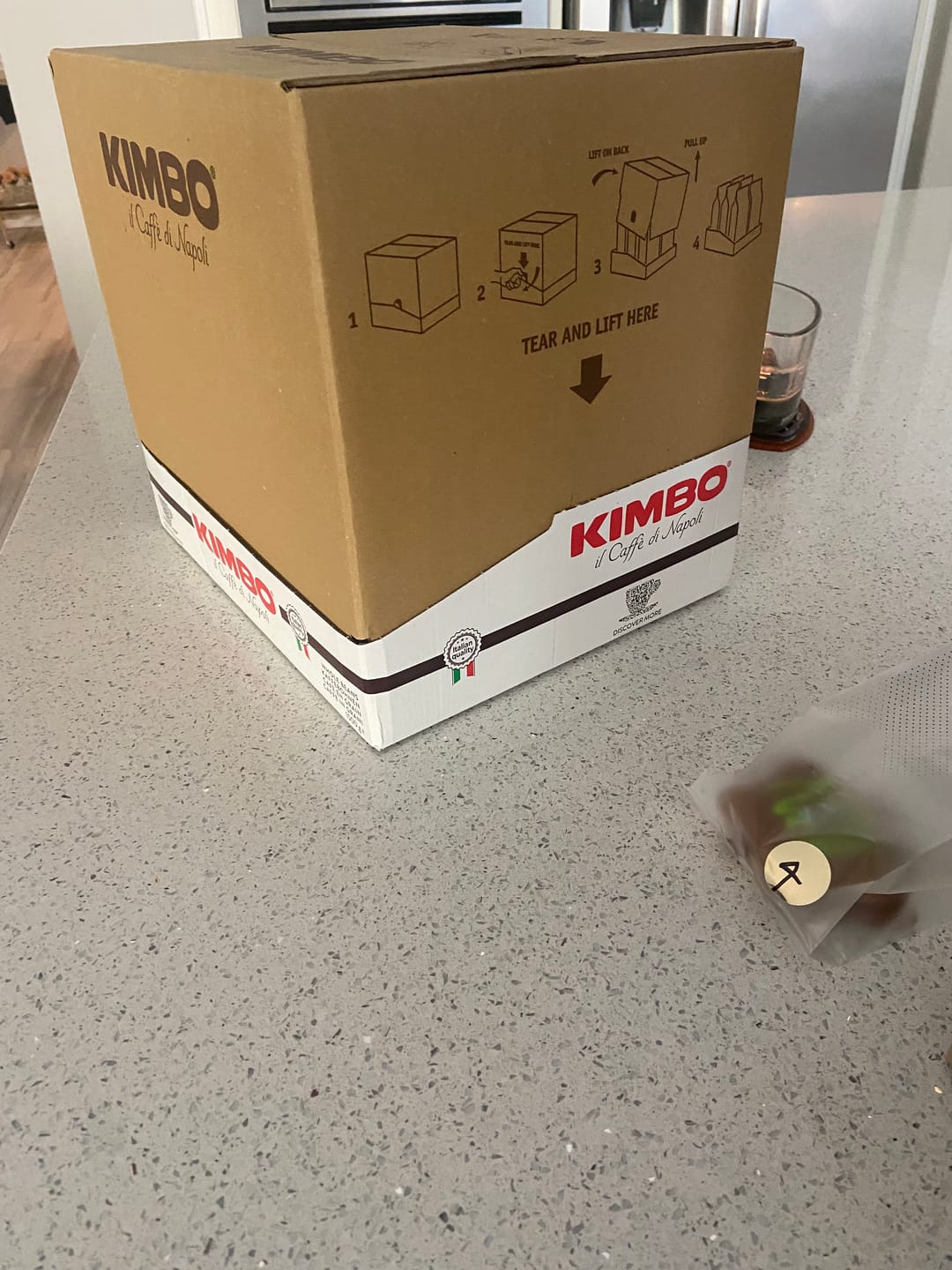 Customer photo review of Aroma Gold - Whole Bean Coffee 2.2lb Bag