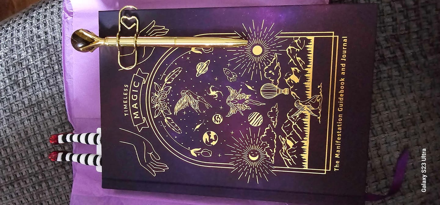 Customer photo review of Timeless Magic Manifestation Journal & Guidebook