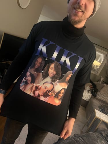 Customer photo review of CUSTOM VINTAGE TEE