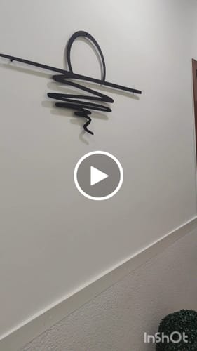 Customer video review of Décoration murale en métal Coucher du soleil