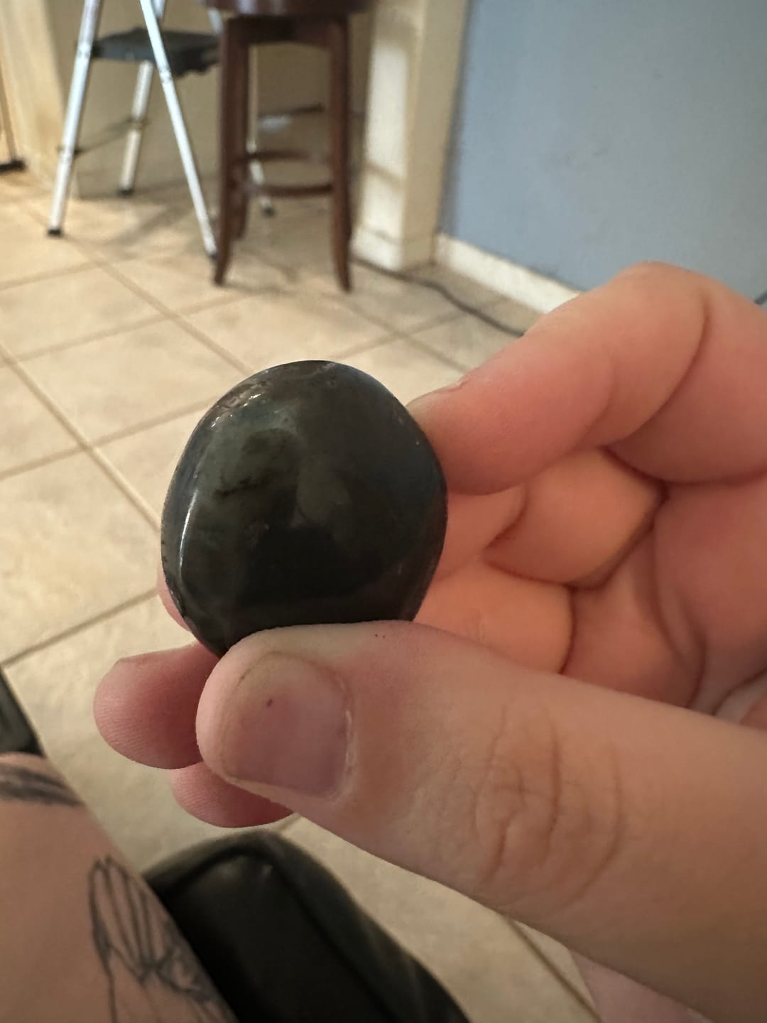 Customer photo review of Labradorite Pocket Stone