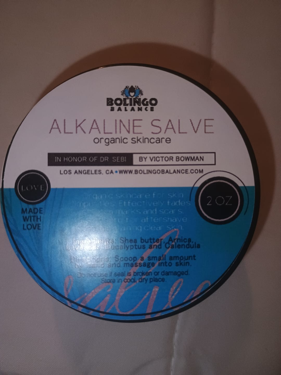 Customer photo review of ALKALINE SALVE