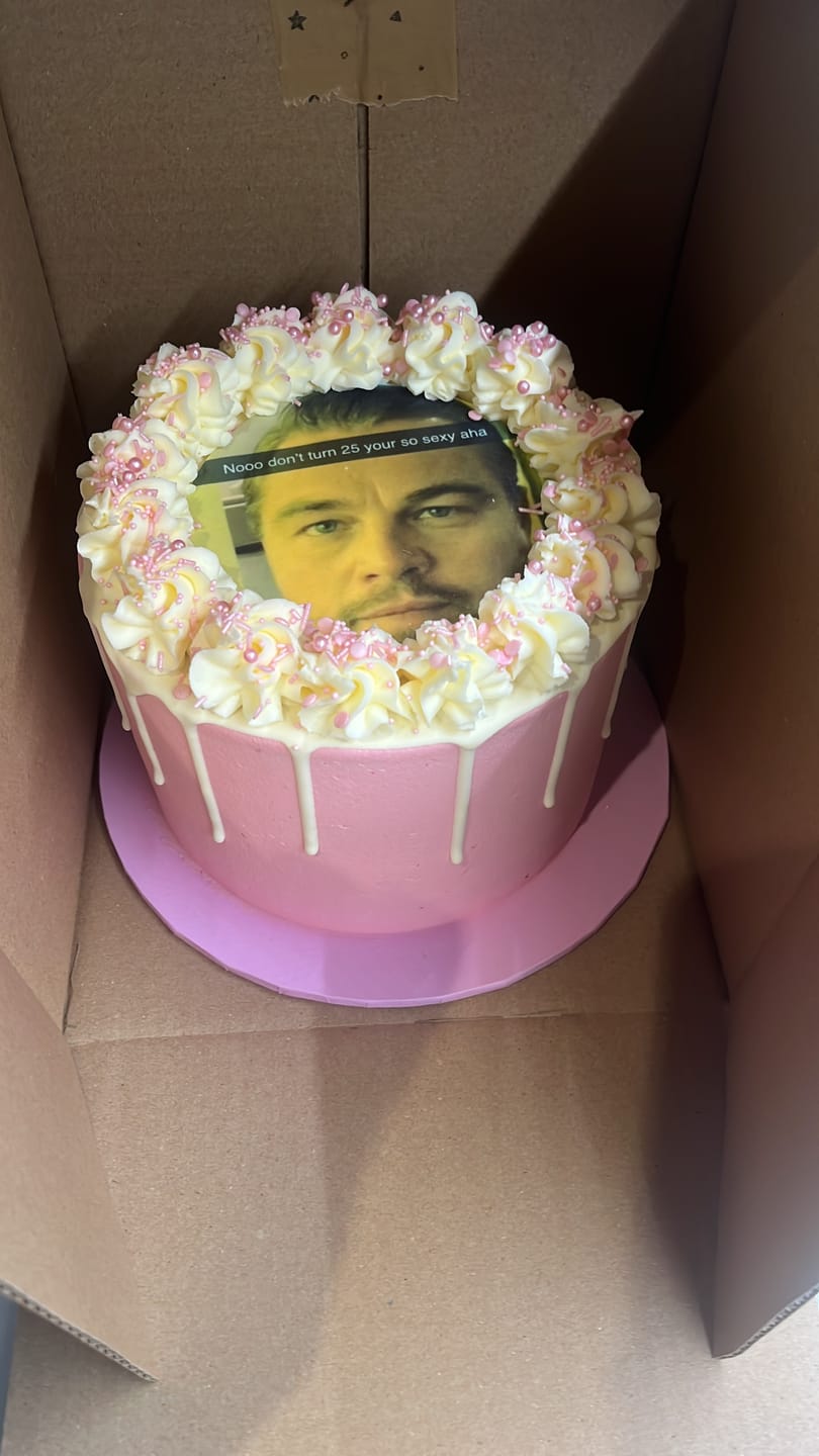 Customer photo review of Edible Image Photo Cake