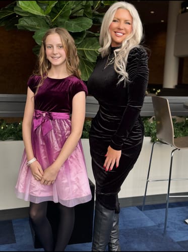 Customer photo review of Moresoo Clip In Hair Topper Real Human Hair 5"*5" Base Platinum Blonde(#60)