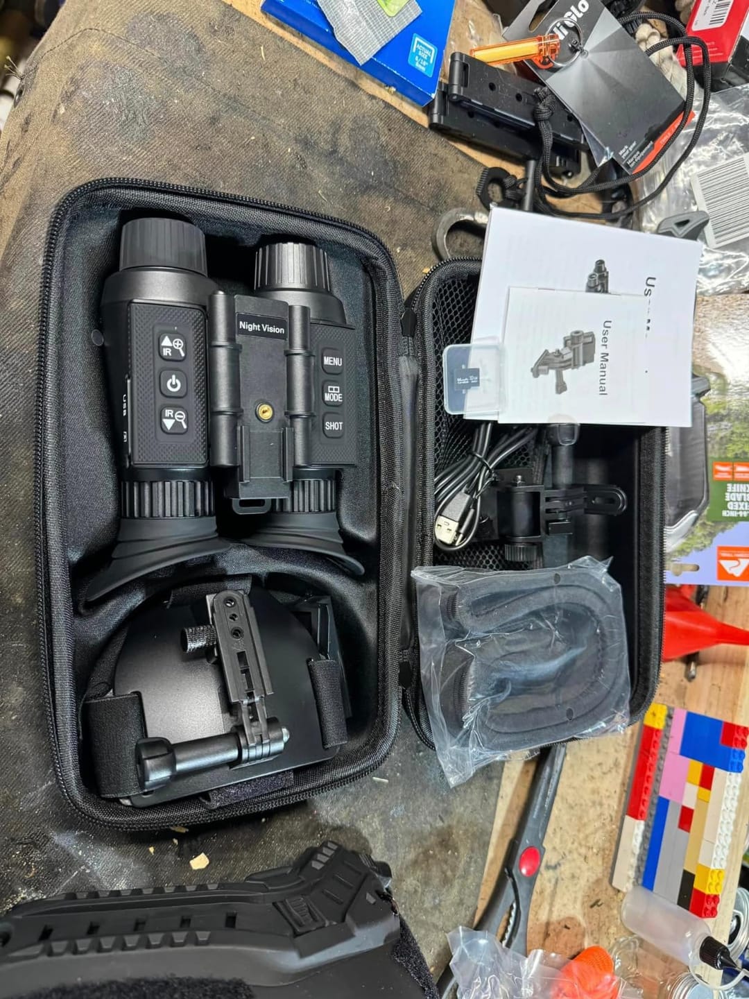 Customer photo review of 4K Tactical Night Vision Goggles Infrared Binoculars for Hunting
