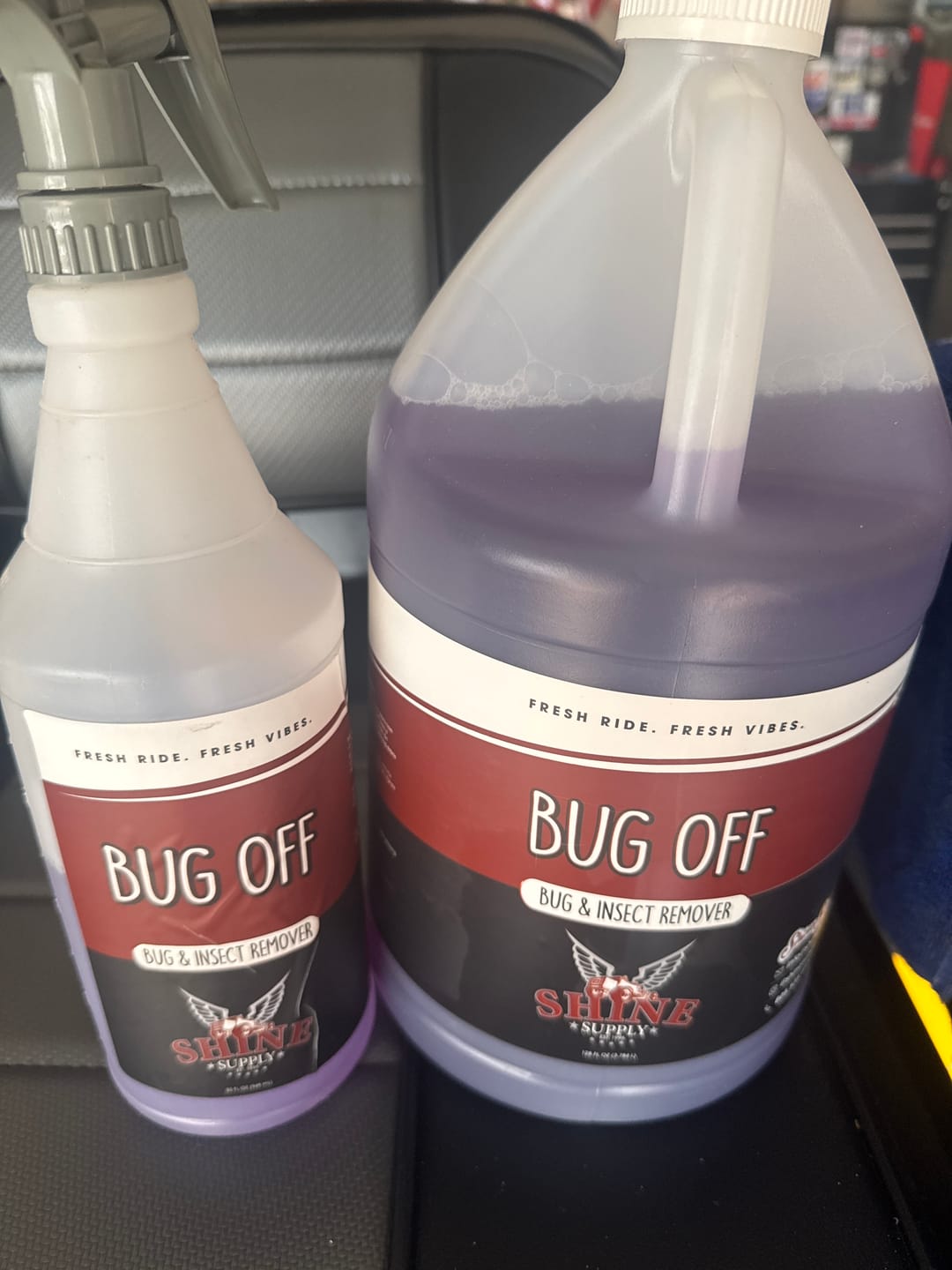 Customer photo review of Bug Off - Gallon