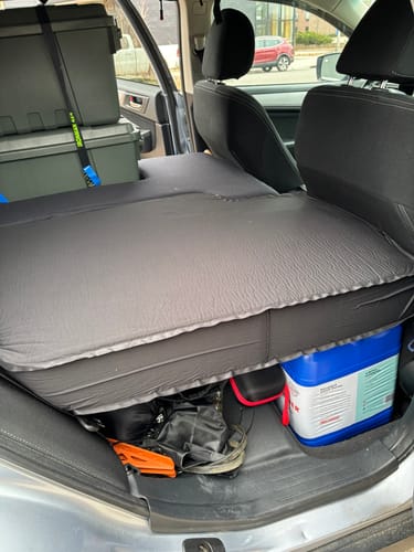 Customer photo review of deepsleep Solo Mat for Subaru Outback