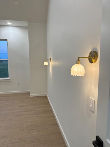 Customer photo review of Vintage Wall Sconce