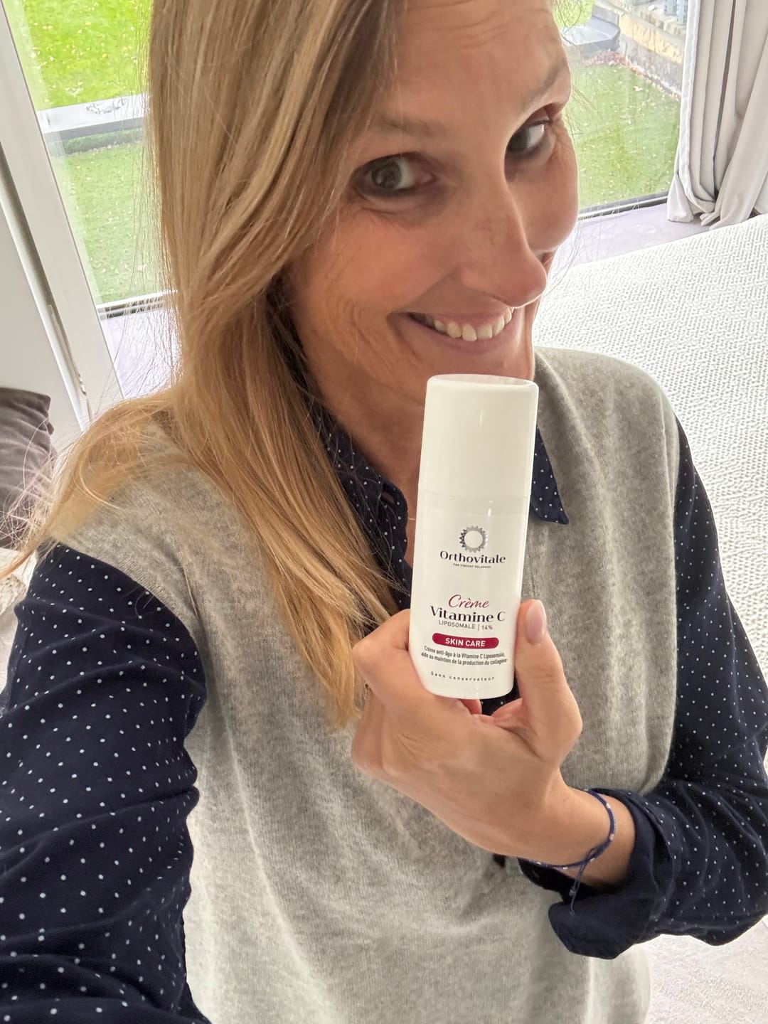 Customer photo review of Crème à la Vitamine C Liposomale