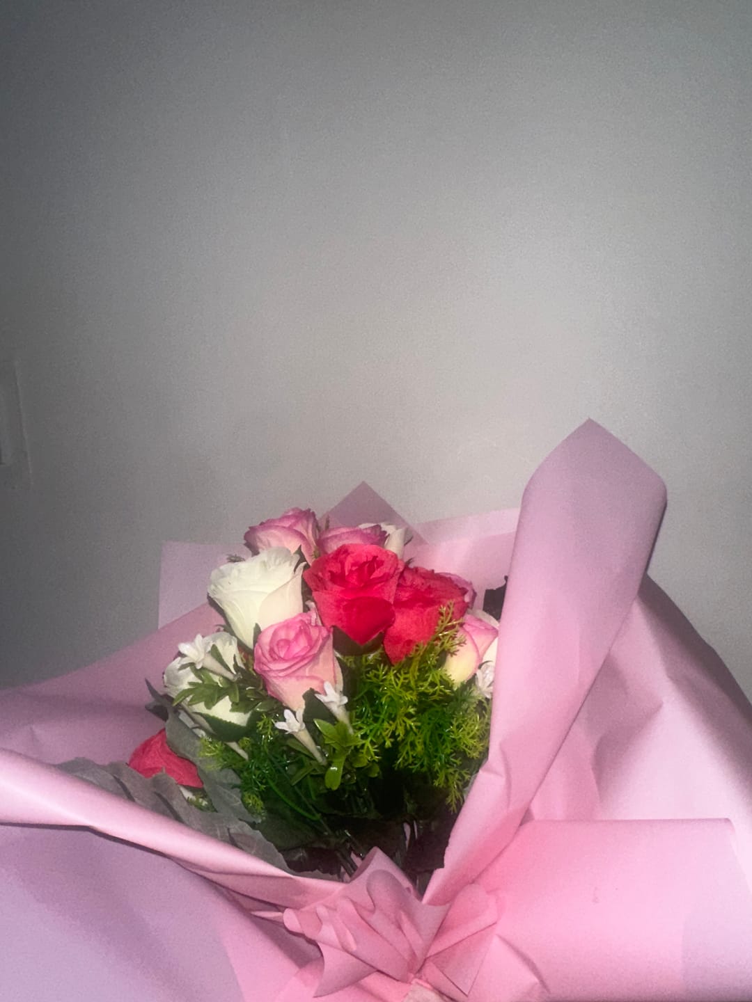 Customer photo review of Mixed Rose Forever Bouquet