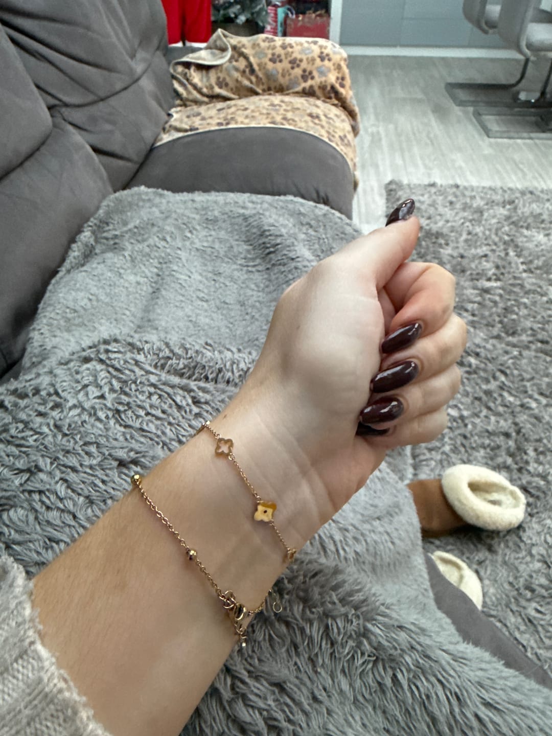 Customer photo review of Multi Clover Bracelet