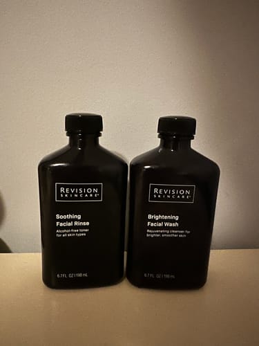 Customer photo review of Revision Skincare Soothing Facial Rinse