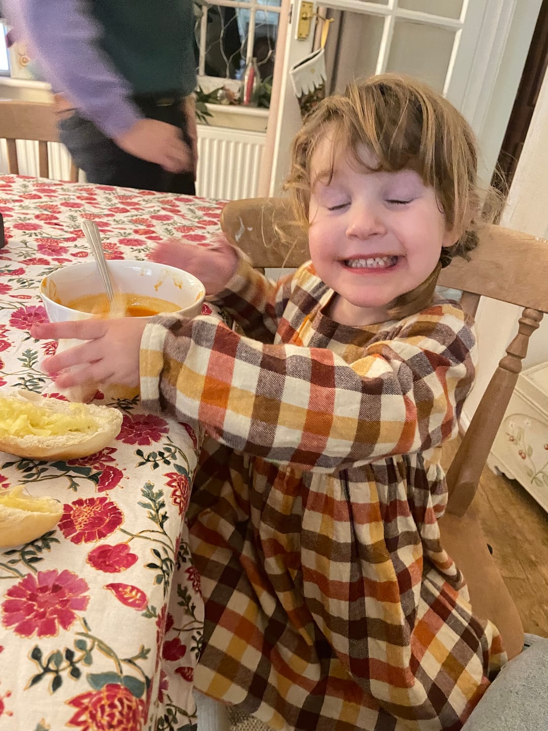 Customer photo review of Burnt Ochre Day After Day Reversible Corduroy Pocket Dress
