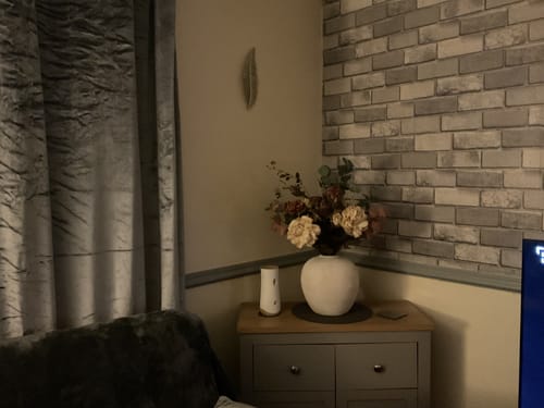 Customer photo review of Zoe Ceramic Vase - Beige