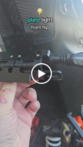Customer video review of Number Plate Light