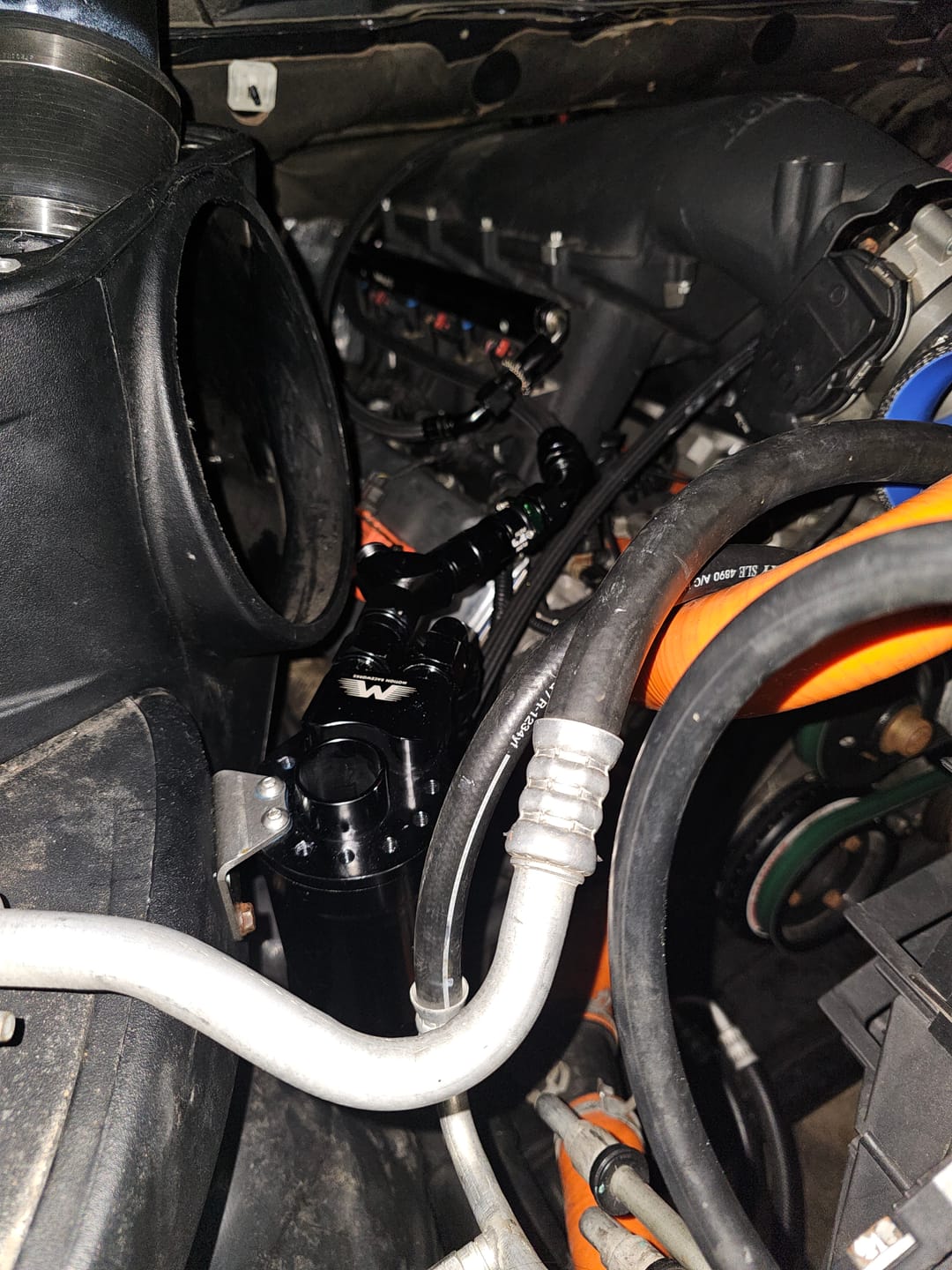 Customer photo review of Motion Raceworks Billet Valve Cover Breathers Black Anodized (Pair)