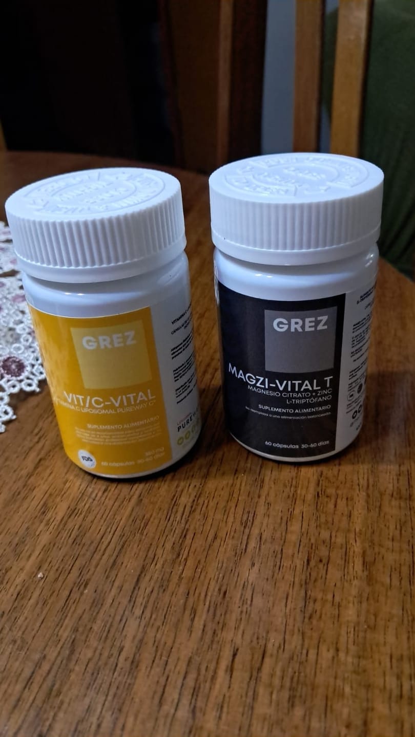 Customer photo review of MAGZI-VITAL T - Magnesio bisglicinato + Zinc + Aminoácido para el Sueño - 60 cápsulas