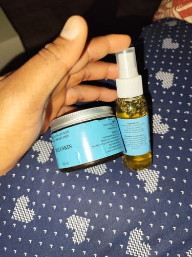 Customer photo review of Peeling savon noir anti vergetures