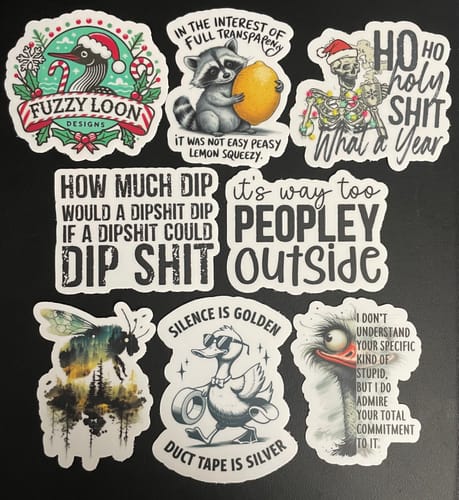 Customer photo review of STICKER CLUB | Monthly Sticker Subscription