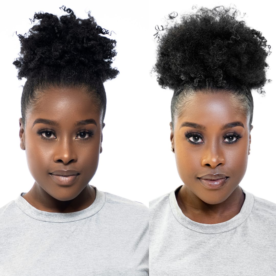 Customer photo review of Healthy Hair Vitamins