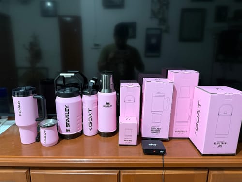 Customer photo review of Messi x Stanley 1913 Quencher Protour Flip Straw Tumbler | 1.1L