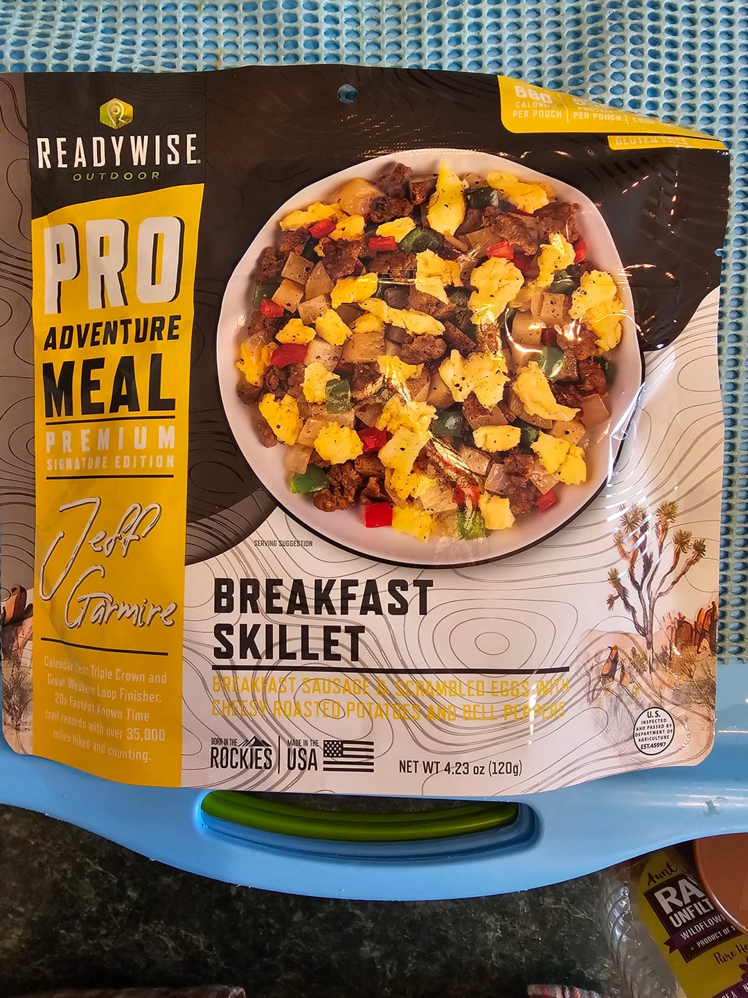 Customer photo review of Breakfast Skillet - Signature Edition Pro Adventure Meal with Jeff "Legend" Garmire