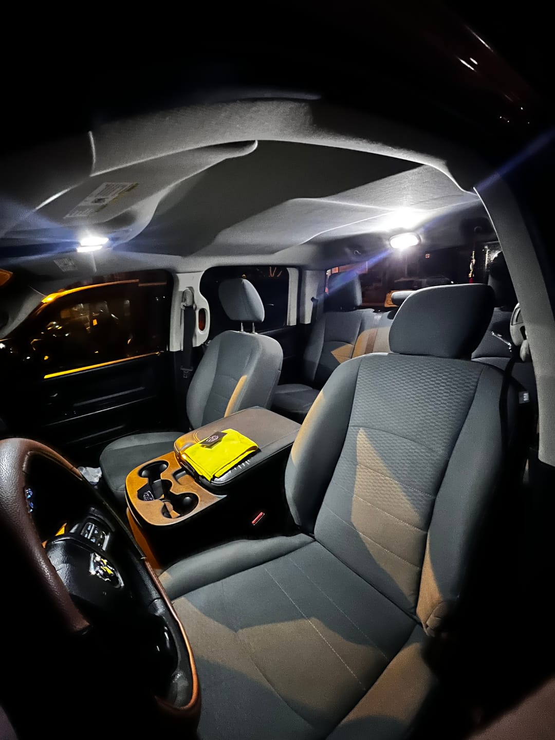 Customer photo review of 2009+ Dodge Ram Classic Custom Leather Seat Covers