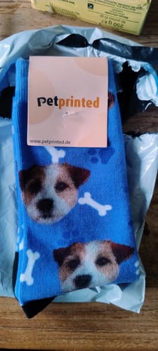 Customer photo review of Jouw foto - Gepersonaliseerde sokken