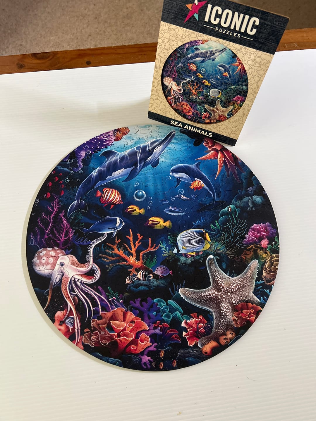 Customer photo review of Sea Animals - Wooden Puzzle