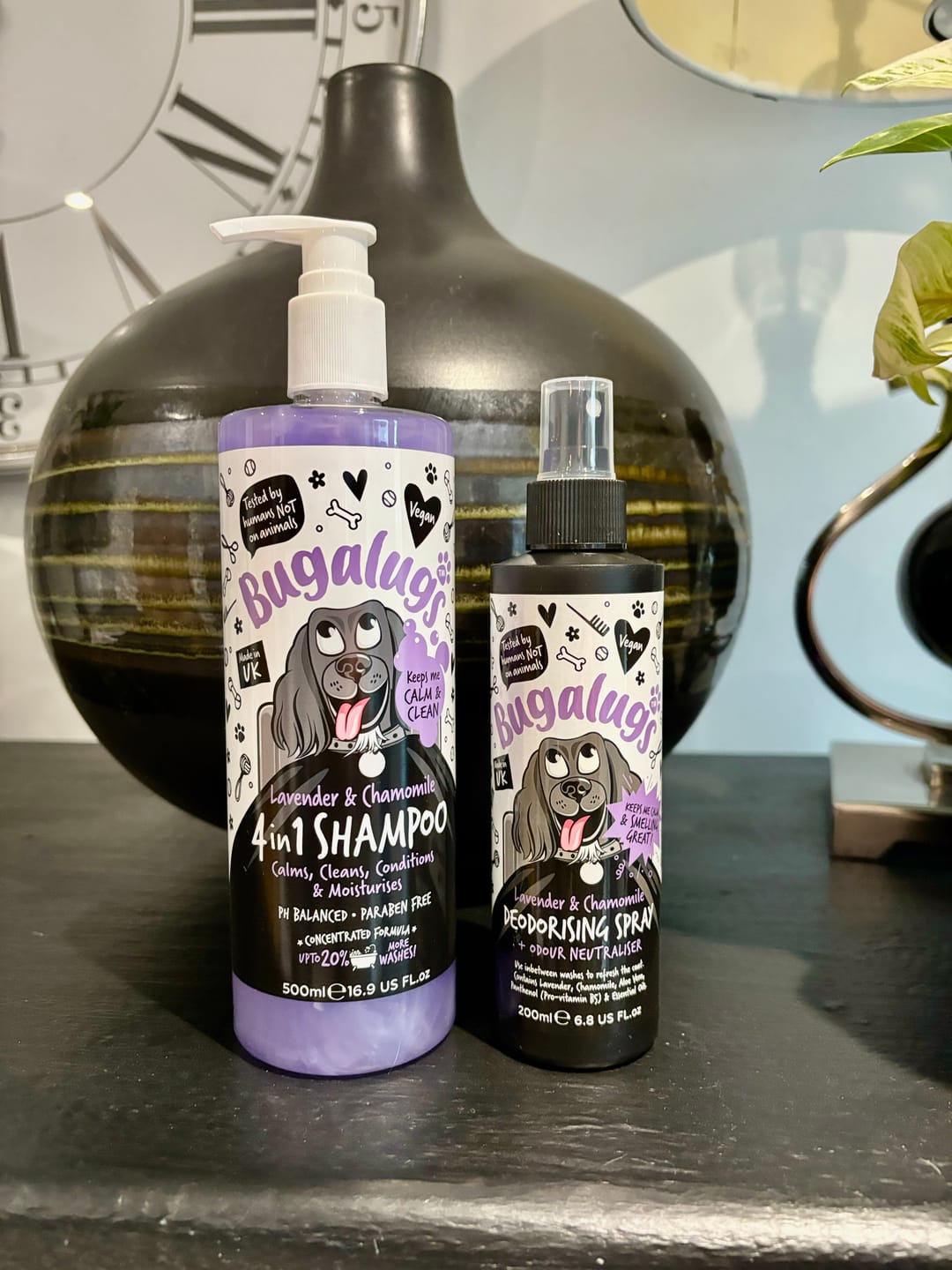 Customer photo review of Lavender & Chamomile Calming Dog Grooming Bundle