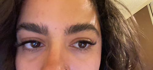 Customer photo review of FEATHER Self-adhesive  Cluster Lashes