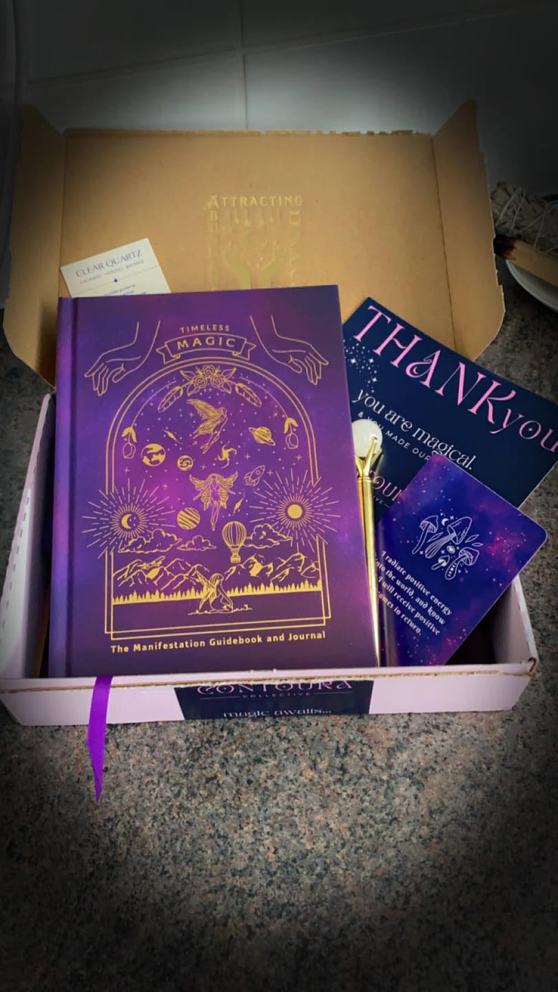 Customer photo review of Timeless Magic Manifestation Journal & Guidebook