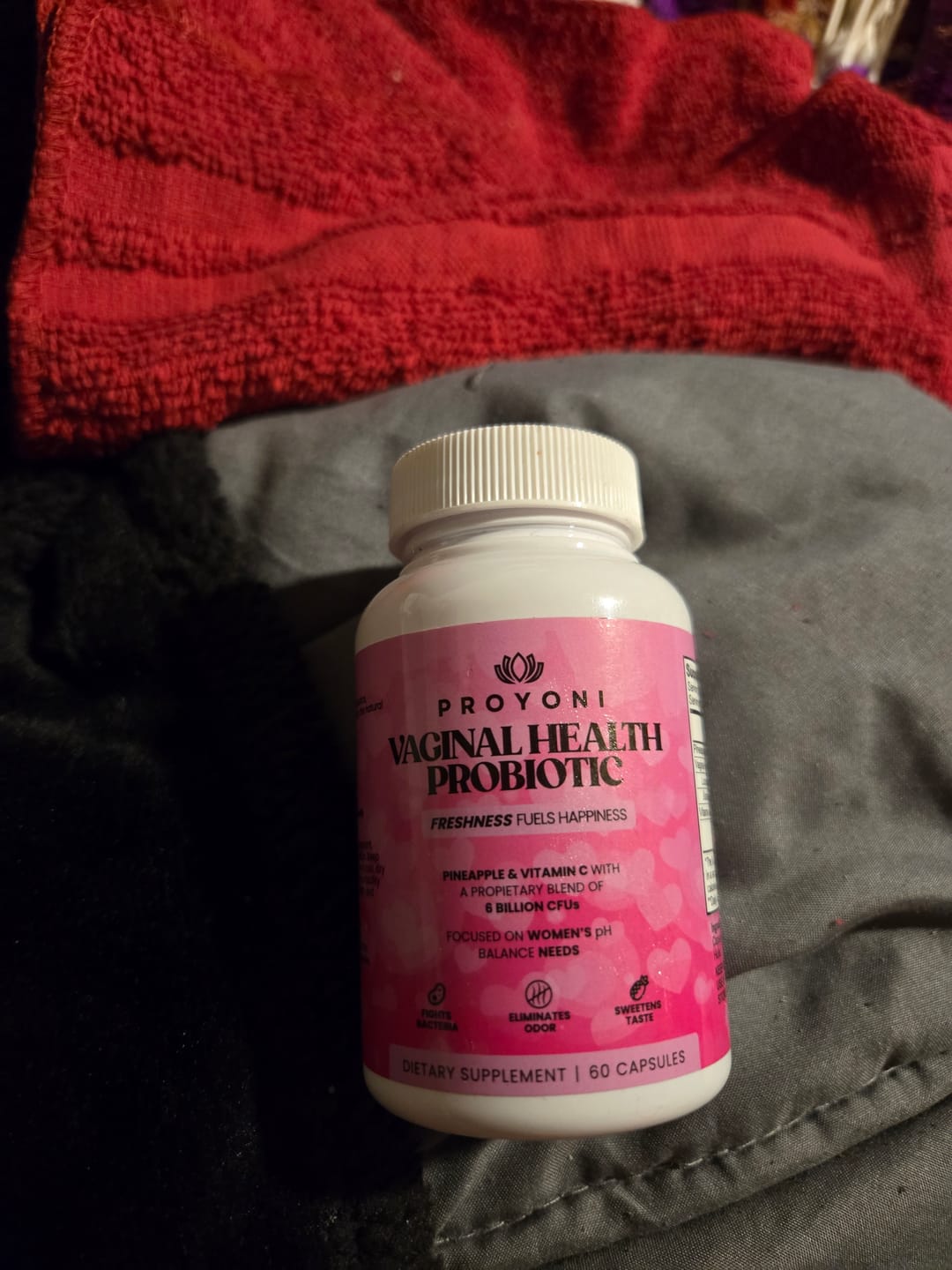 Customer photo review of ProYoni Vaginal Probiotic - Infused With Pineapple