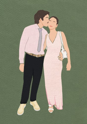 Customer photo review of Textured Hand-Drawn Illustration