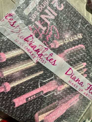 Customer photo review of Set Plancha Profesional Infrared + Ferro 6 en 1 TITANIUM GALVANIZADO