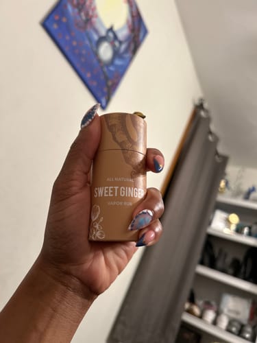 Customer photo review of Sweet Ginger Vapor Rub