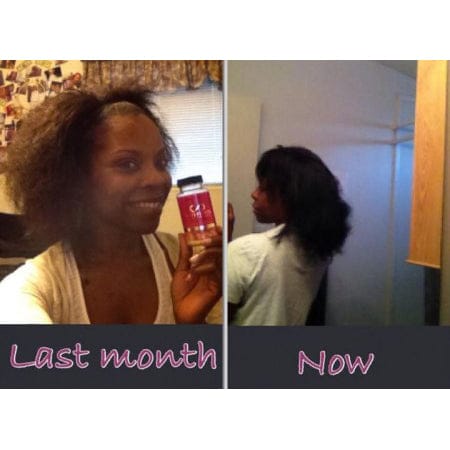 Customer photo review of Healthy Hair Vitamins