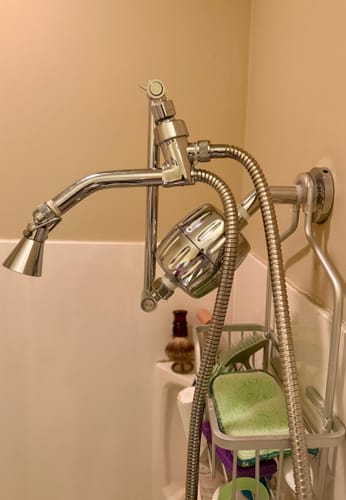 Customer photo review of Universal Shower Head Holder