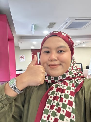 Customer photo review of Berangan Square (Black)