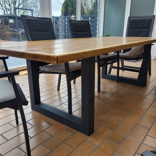 Customer photo review of UTBS8080   U - Tischbeinset 8080