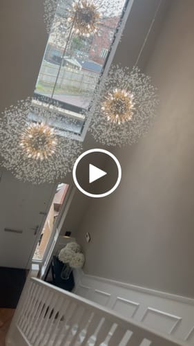 Customer video review of 16-Light Oversized Luxury Sputnik Firework Chandelier